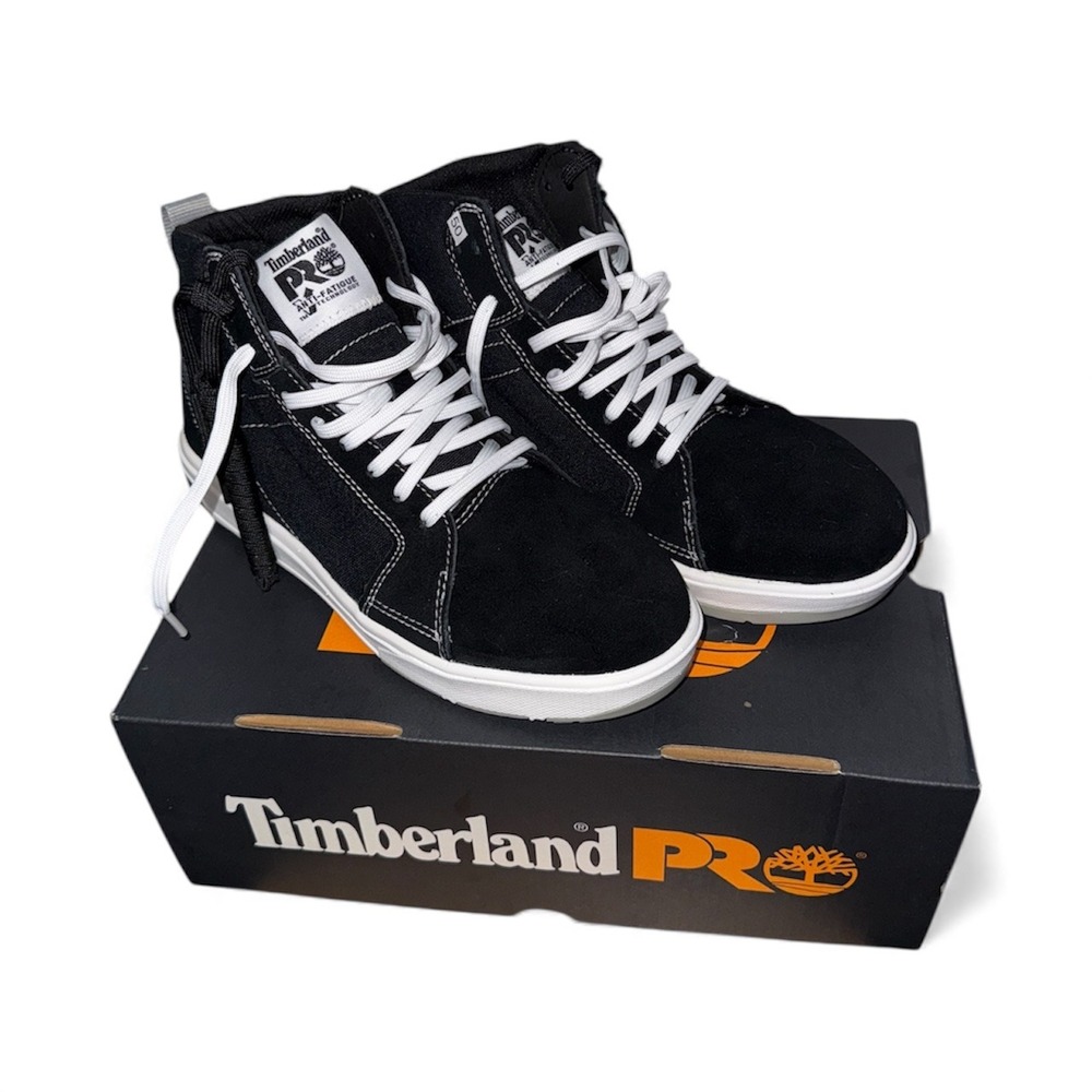 New in‎ Box Composite Toe Timberland Pro Berkley High Top Sneakers Shoes Black